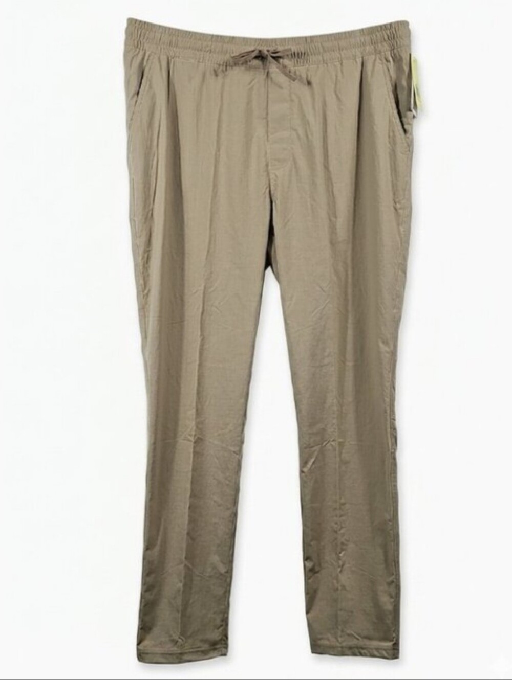 NWT All In Motion Ripstop Jogger Pants Pockets Athletic Travel Khaki L Gorpcore